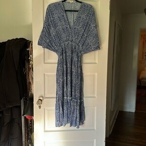 LEMLEM Blue Leopard Dress